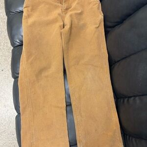 Carhartt boys pants size 16 light brown